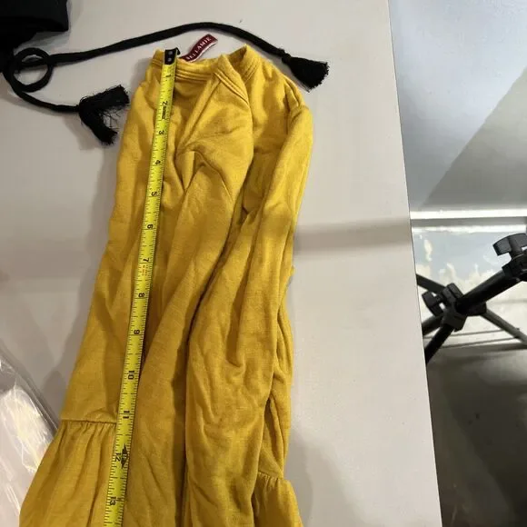 Bellamie Maxi Dress Women's Size Small Extra Long Sleeve Stretch - Picture 6 of 8